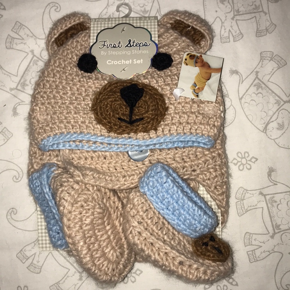 Bear crochet set